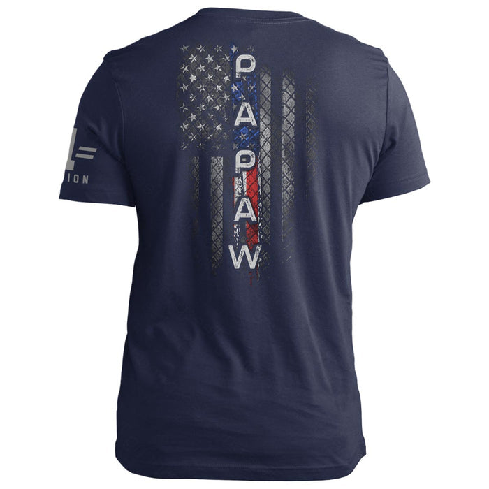 PAPAW American Flag Vertical