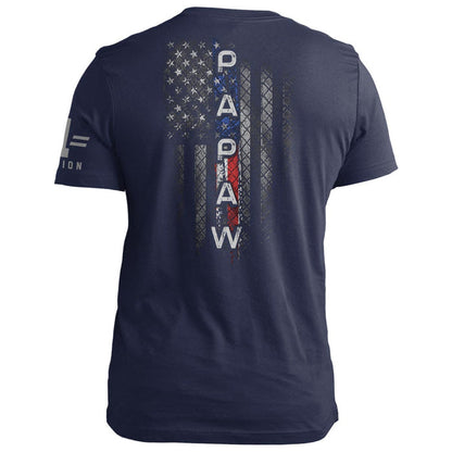 PAPAW American Flag Vertical