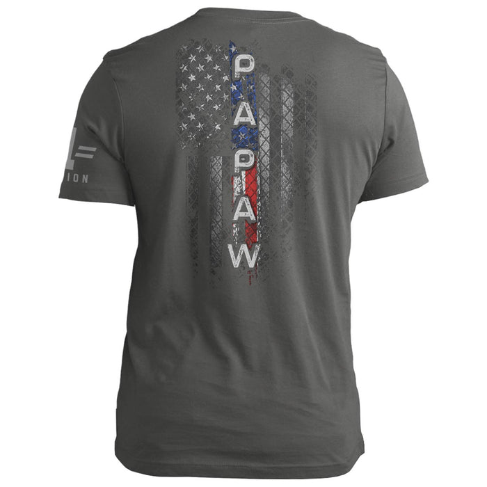 PAPAW American Flag Vertical