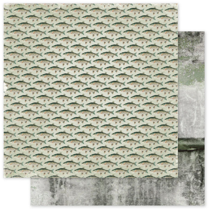 Paper Rose 12X12 Patterned Paper - Single Sheets - Lakeside Memories - Select From Drop Down
