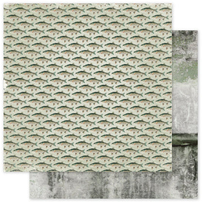 Paper Rose 12X12 Patterned Paper - Single Sheets - Lakeside Memories - Select From Drop Down