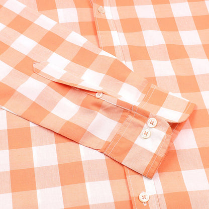 Peach Box Check Shirt