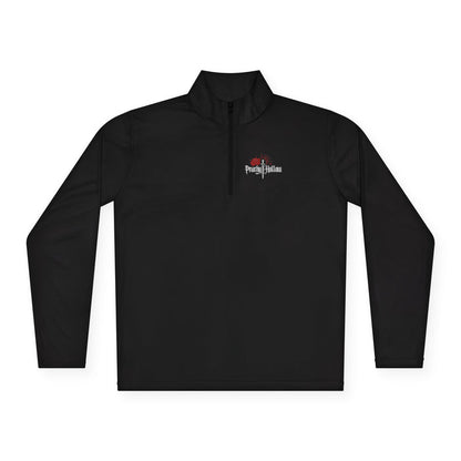 Peachy Hollow Merch, Brand Logo - Unisex Quarter-Zip Pullover
