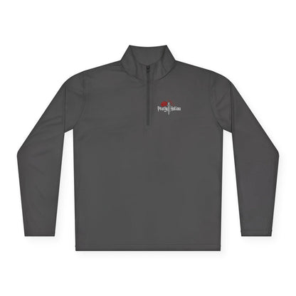 Peachy Hollow Merch, Brand Logo - Unisex Quarter-Zip Pullover