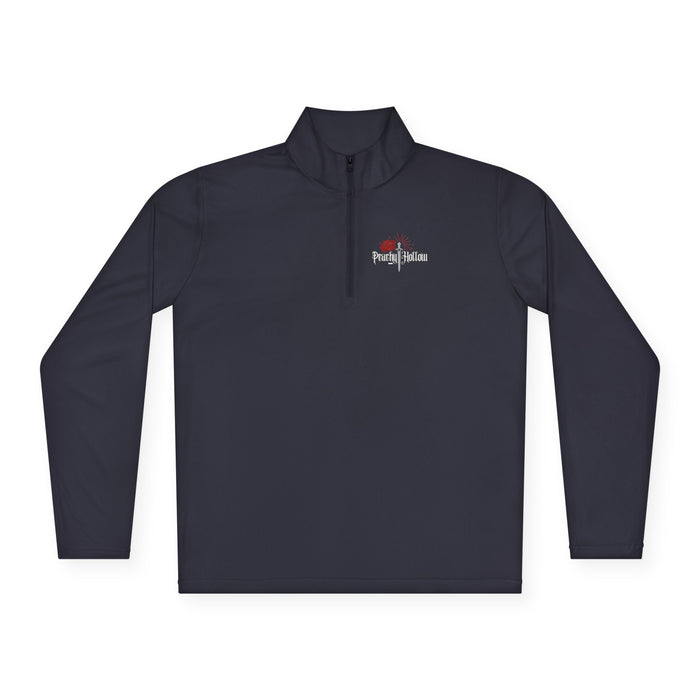 Peachy Hollow Merch, Brand Logo - Unisex Quarter-Zip Pullover