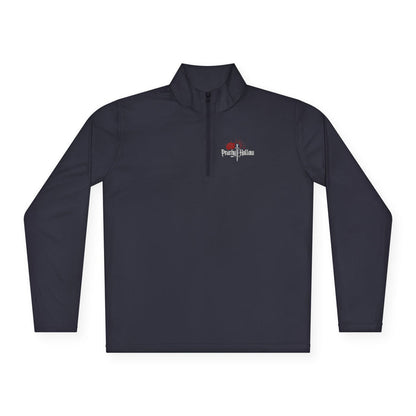 Peachy Hollow Merch, Brand Logo - Unisex Quarter-Zip Pullover