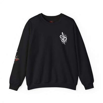 Peachy Hollow Skin Merch, Brand Logo On Sleeve - Unisex Crewneck Sweatshirt