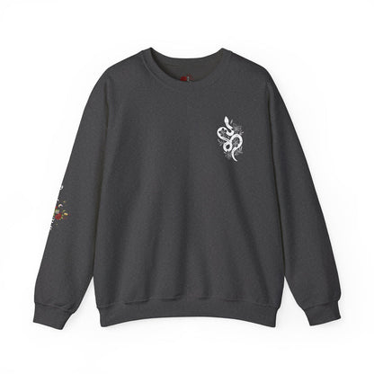 Peachy Hollow Skin Merch, Brand Logo On Sleeve - Unisex Crewneck Sweatshirt