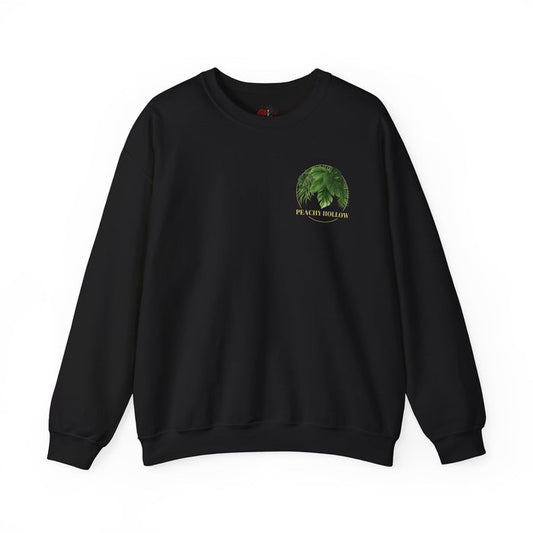 Peachy Hollow Skin Merch, Original Logo On Back - Unisex Crewneck Sweatshirt