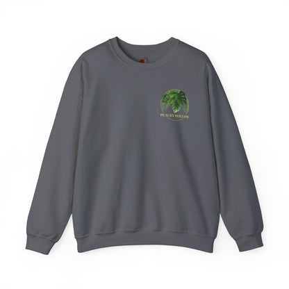 Peachy Hollow Skin Merch, Original Logo On Back - Unisex Crewneck Sweatshirt