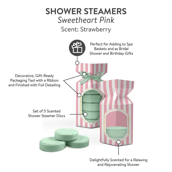 Petit Bonbon Sweetheart Pink Shower Steamers