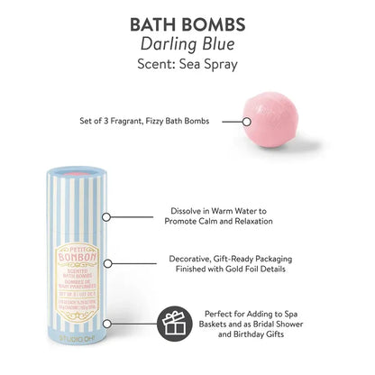 Petite Bonbon Darling Blue Bath Bombs