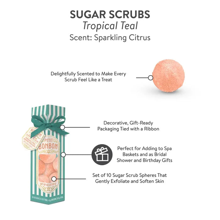 Petite Bonbon Tropical Teal Sugar Scrub