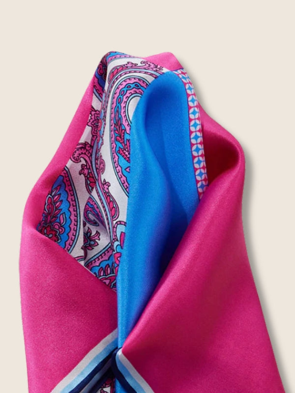 Pink 4-in-1 Silk Pocket Square