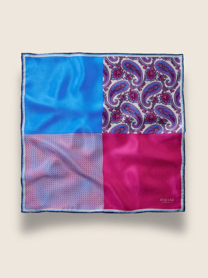 Pink 4-in-1 Silk Pocket Square