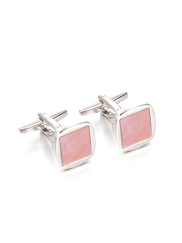 Pink Mother-Of-Pearl Cufflinks