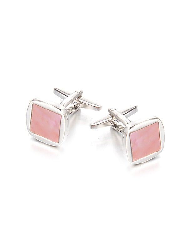 Pink Mother-Of-Pearl Cufflinks