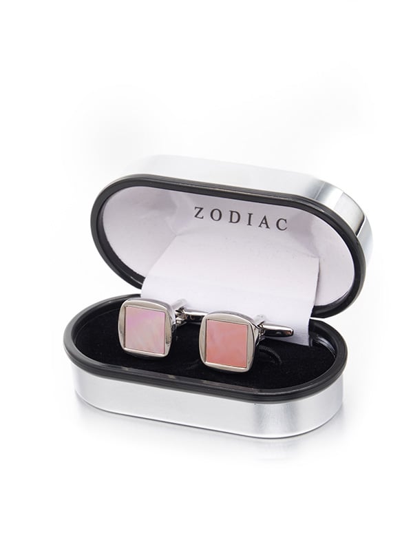 Pink Mother-Of-Pearl Cufflinks