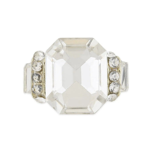 Pot of 10 Charms - Emerald Cut Crystal   Naio Nails