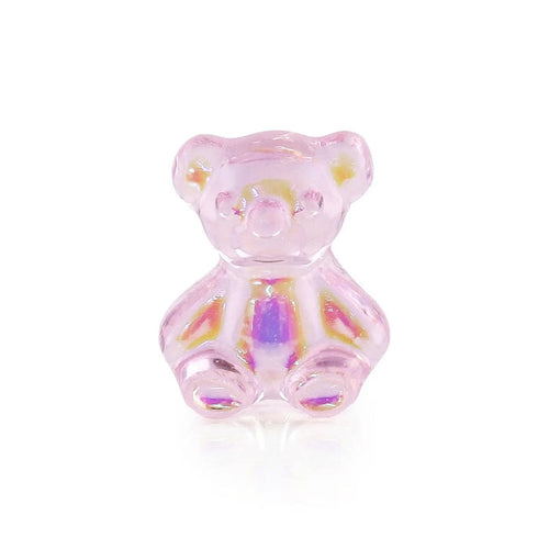Pot of 5 Charms - Baby Pink Teddybear   Naio Nails