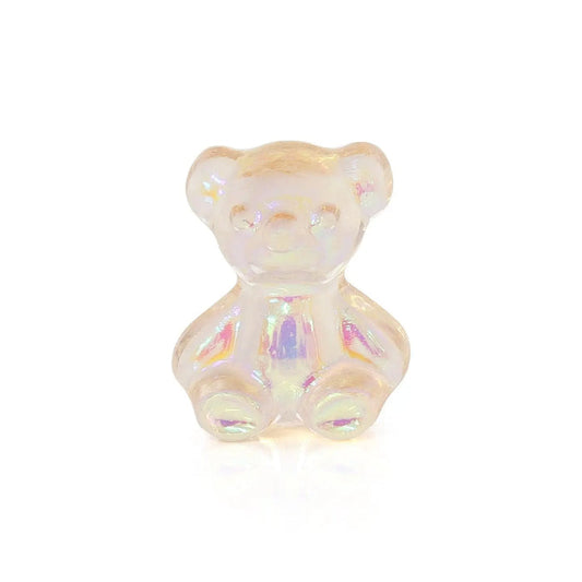 Pot of 5 Charms - Peach Teddybear   Naio Nails