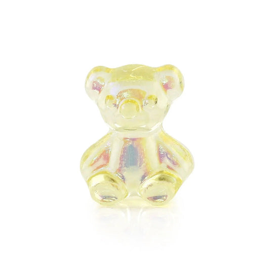 Pot of 5 Charms - Yellow Teddybear   Naio Nails