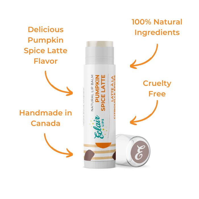 Eclair Lips Pumpkin Spice Latte lip balm - natural & cruelty-free