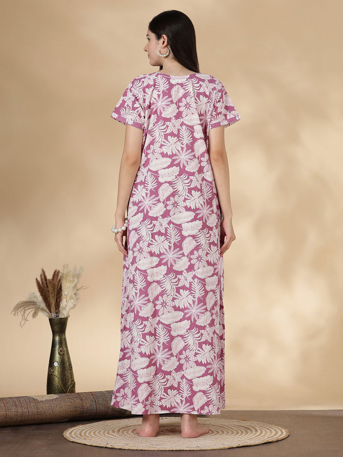 Pure cotton nightwear for summer with pocket
