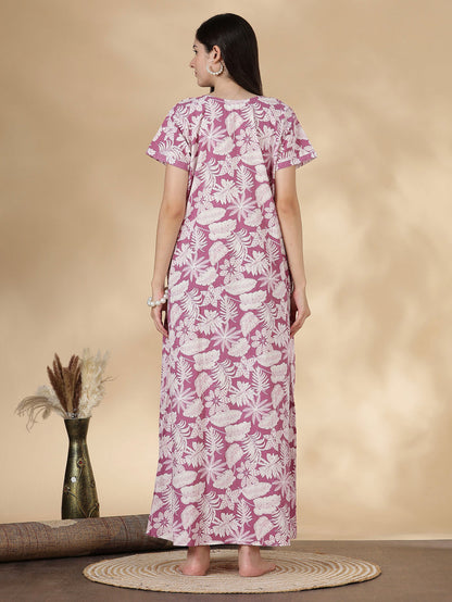 Pure cotton nightwear for summer with pocket