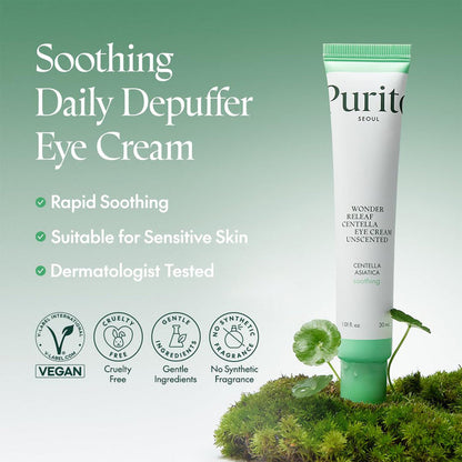 Purito Seoul Wonder Releaf Centella Eye Cream Unscented 1.01oz/ 30ml