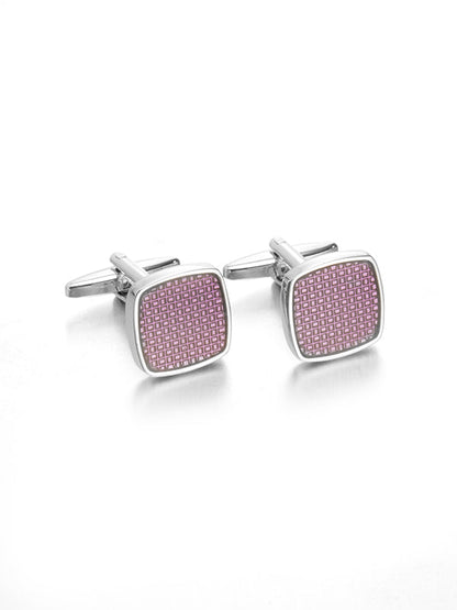 Purple Enamel Cufflinks