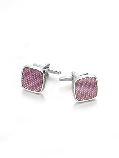 Purple Enamel Cufflinks