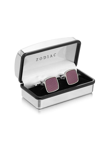 Purple Enamel Cufflinks