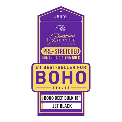 Purple Pack Pre-Stretched Boho Deep Bulk 18"