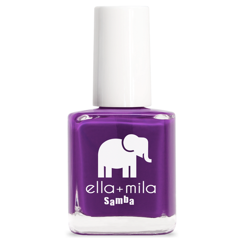Purple Reign bright deep purple nail polish bottle – ella+mila