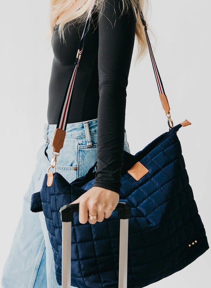 Quilted Tote Bag image 1