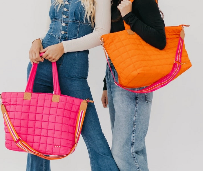 Quilted Tote Bag image 3