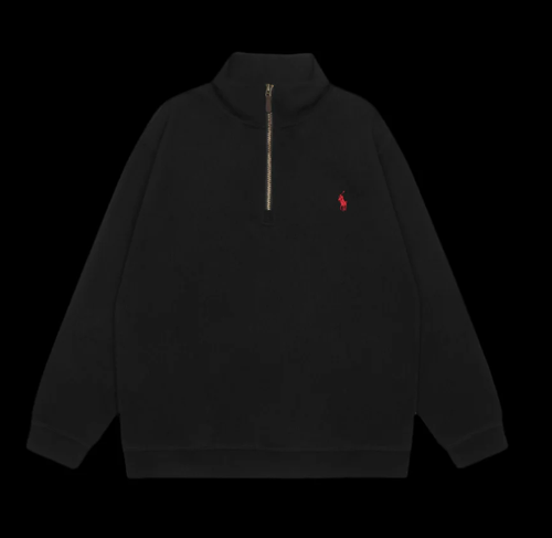 Ralph Lauren Black Half Zip Up