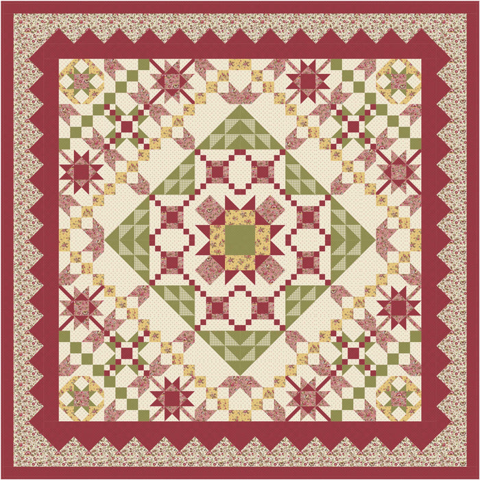 Raspberry Cheesecake Block of the Month Pattern #559