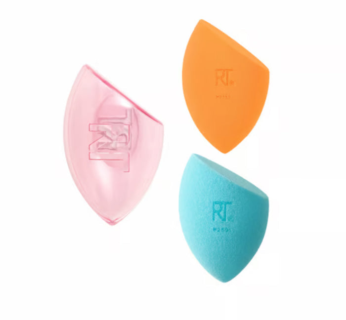 REAL TECHNIQUES limited edition chic dreams sponge set for liquids + creams 3 piece gift set