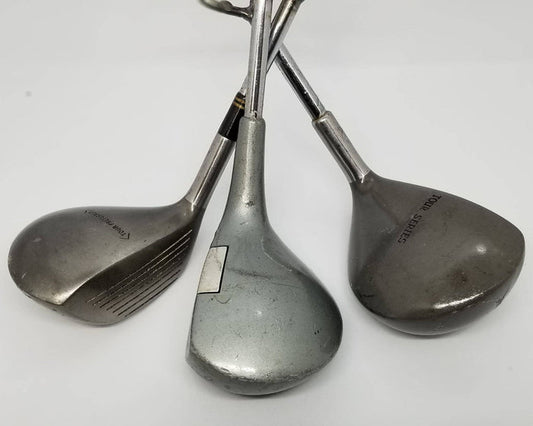 Recycled metal driver bottle opener gift by Vintage Golf Gifts, featuring a golf club design and sturdy metal construction.