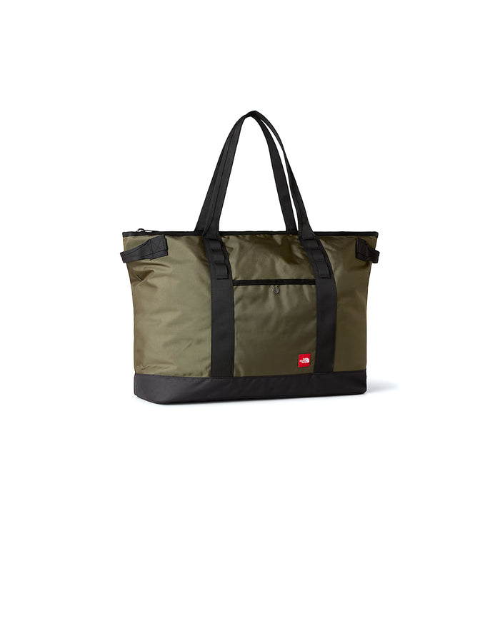 Red Box Large Tote New Taupe Green