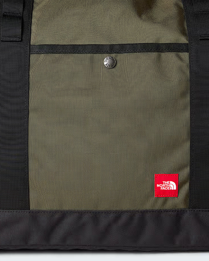 Red Box Large Tote New Taupe Green
