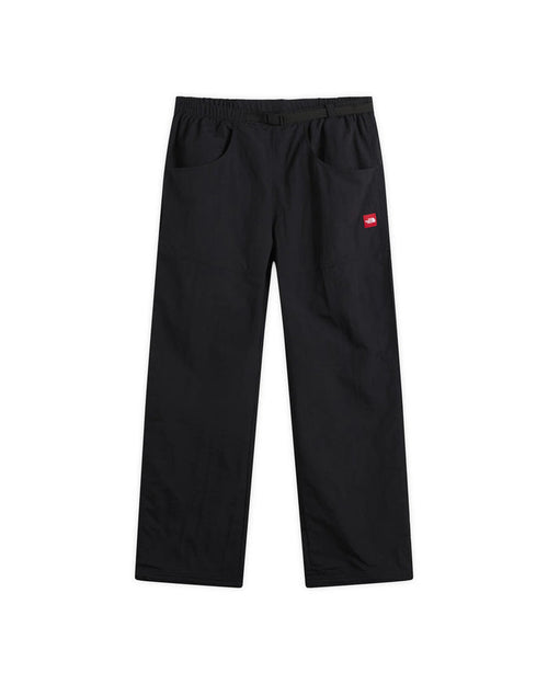 Red Box Nylon Belted Pant Black