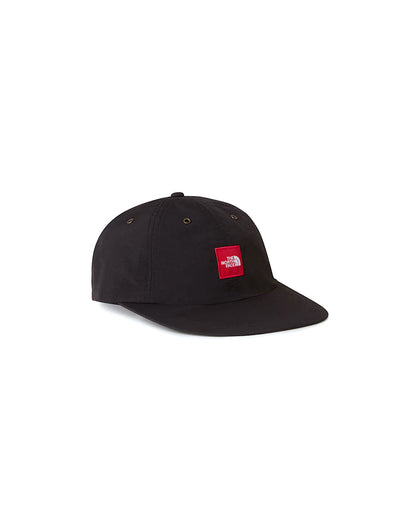 Red Box Nylon Hat Black