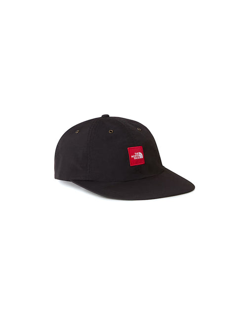 Red Box Nylon Hat Black