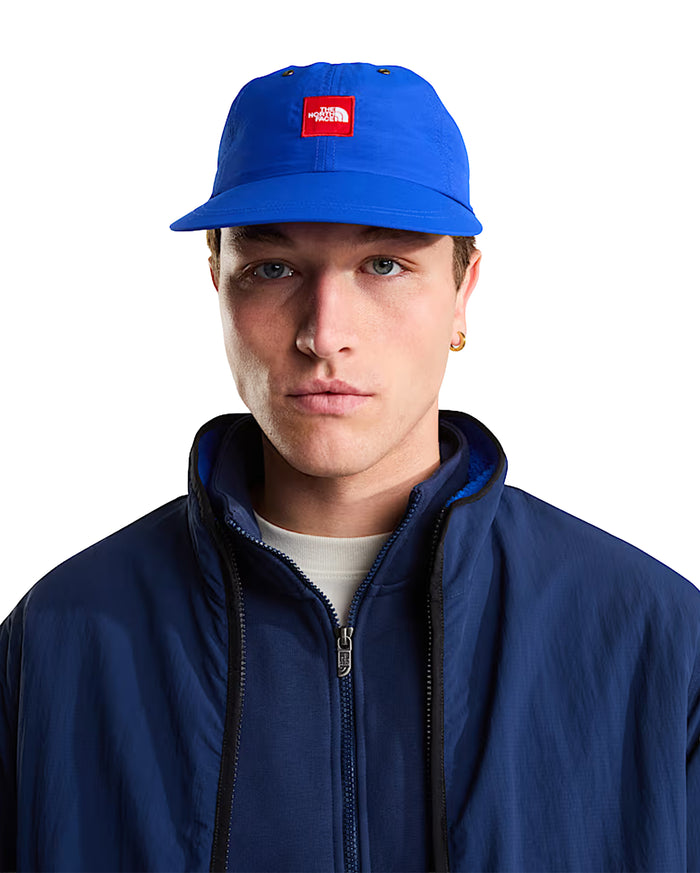 Red Box Nylon Hat Blue