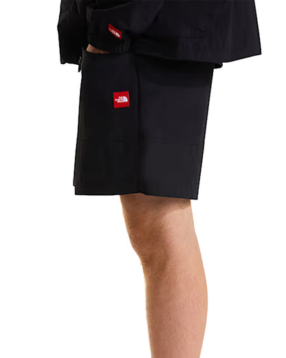 Red Box Nylon Short Black