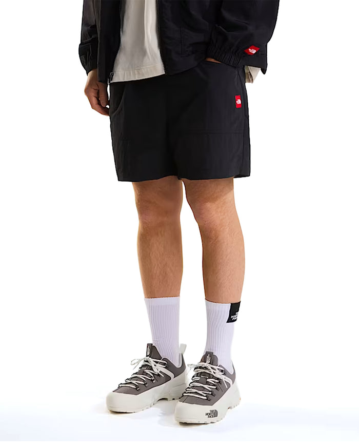 Red Box Nylon Short Black