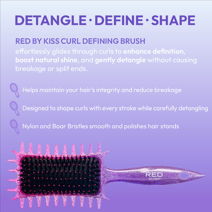 Red By Kiss Curl Defining Nylon & Boar Hair Brush
